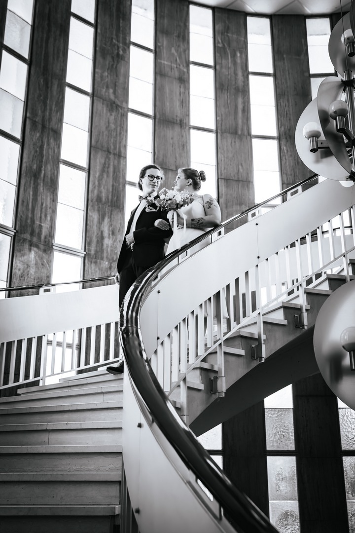 Noir Blanc Mariage D 1